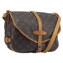 LOUIS VUITTON Monogram Saumur 30 Shoulder Bag M42256 LV Auth ka6514-1