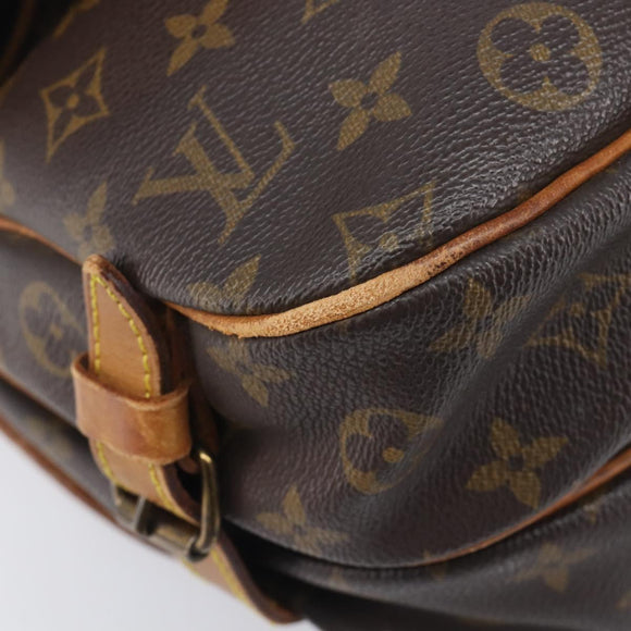 LOUIS VUITTON Monogram Saumur 30 Shoulder Bag M42256 LV Auth ka6514