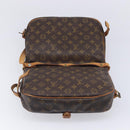 LOUIS VUITTON Monogram Saumur 30 Shoulder Bag M42256 LV Auth ka6514-19