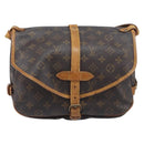 LOUIS VUITTON Monogram Saumur 30 Shoulder Bag M42256 LV Auth ka6514-2