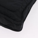 Miu Miu Shoulder Bag Nylon Black Silver Auth ka6516-16