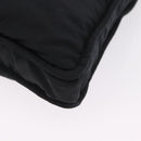 Miu Miu Shoulder Bag Nylon Black Silver Auth ka6516-18