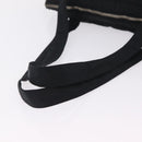 Miu Miu Shoulder Bag Nylon Black Silver Auth ka6516-7