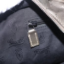 GUCCI GG Implementation Hand Bag PVC Champagne Gold Silver 211138 Auth ka6518A-26