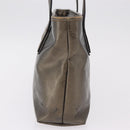 GUCCI GG Implementation Hand Bag PVC Champagne Gold Silver 211138 Auth ka6518A-5