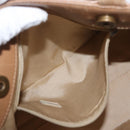 CHANEL Shoulder Bag Leather Beige Gold CC Auth ka652-22