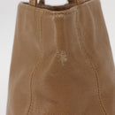 CHANEL Shoulder Bag Leather Beige Gold CC Auth ka652-5