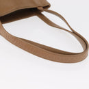 CHANEL Shoulder Bag Leather Beige Gold CC Auth ka652-7