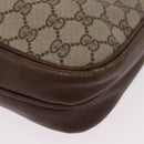 GUCCI GG Supreme Shoulder Bag PVC Beige Gold Tone 30 001 1914 Auth ka6521-10