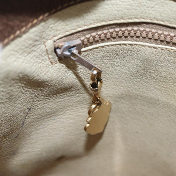 GUCCI GG Supreme Shoulder Bag PVC Beige Gold Tone 30 001 1914 Auth ka6521