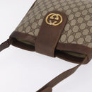 GUCCI GG Supreme Shoulder Bag PVC Beige Gold Tone 30 001 1914 Auth ka6521-6