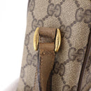 GUCCI GG Supreme Web Sherry Line Shoulder Bag PVC Beige 89 02 017 Auth ka6522-16