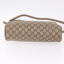 GUCCI GG Supreme Web Sherry Line Shoulder Bag PVC Beige 89 02 017 Auth ka6522-8