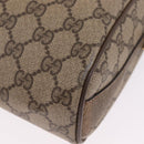 GUCCI GG Supreme Web Sherry Line Shoulder Bag PVC Beige 89 02 017 Auth ka6522-22