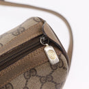 GUCCI GG Supreme Web Sherry Line Shoulder Bag PVC Beige 89 02 017 Auth ka6522-23