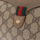 GUCCI GG Supreme Web Sherry Line Shoulder Bag PVC Beige 89 02 017 Auth ka6522-24