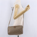 GUCCI GG Supreme Web Sherry Line Shoulder Bag PVC Beige 89 02 017 Auth ka6522-30