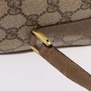 GUCCI GG Supreme Web Sherry Line Shoulder Bag PVC Beige 89 02 017 Auth ka6522-7