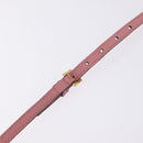 Miu Miu Shoulder Bag Leather Pink Gold Tone Auth ka6523A-15