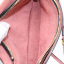 Miu Miu Shoulder Bag Leather Pink Gold Tone Auth ka6523A-11