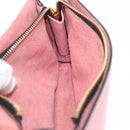 Miu Miu Shoulder Bag Leather Pink Gold Tone Auth ka6523A-27