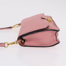 Miu Miu Shoulder Bag Leather Pink Gold Tone Auth ka6523A-5