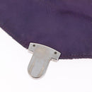 PRADA Chain Shoulder Bag Nylon Purple Silver Auth ka6524-21