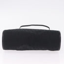 Christian Dior Trotter Canvas Shoulder Bag Black Gold Tone Auth ka6527A-5