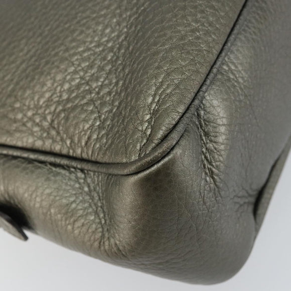 GUCCI Chain Shoulder Bag Leather Gold Tone 308983 Auth ka653