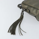 GUCCI Chain Shoulder Bag Leather Gold Tone 308983 Auth ka653-14