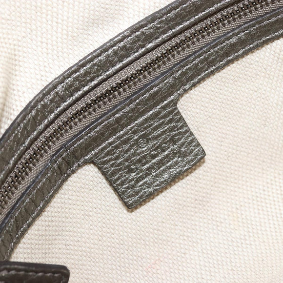 GUCCI Chain Shoulder Bag Leather Gold Tone 308983 Auth ka653