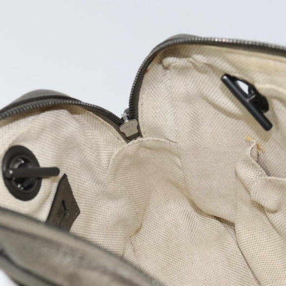 GUCCI Chain Shoulder Bag Leather Gold Tone 308983 Auth ka653