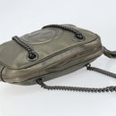 GUCCI Chain Shoulder Bag Leather Gold Tone 308983 Auth ka653-6