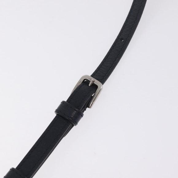 GUCCI GG Supreme Shoulder Bag PVC Navy Silver 625615 Auth ka6531V