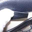 GUCCI GG Supreme Shoulder Bag PVC Navy Silver 625615 Auth ka6531V-12