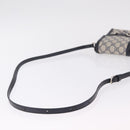 GUCCI GG Supreme Shoulder Bag PVC Navy Silver 625615 Auth ka6531V-8