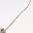 GUCCI Shoulder Bag Leather White Gold Tone 98 46 004 3743 Auth ka6532-11