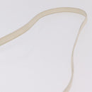 GUCCI Shoulder Bag Leather White Gold Tone 98 46 004 3743 Auth ka6532-9