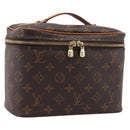LOUIS VUITTON Monogram Nice BB Hand Bag M42265 LV Auth ka6533V-1