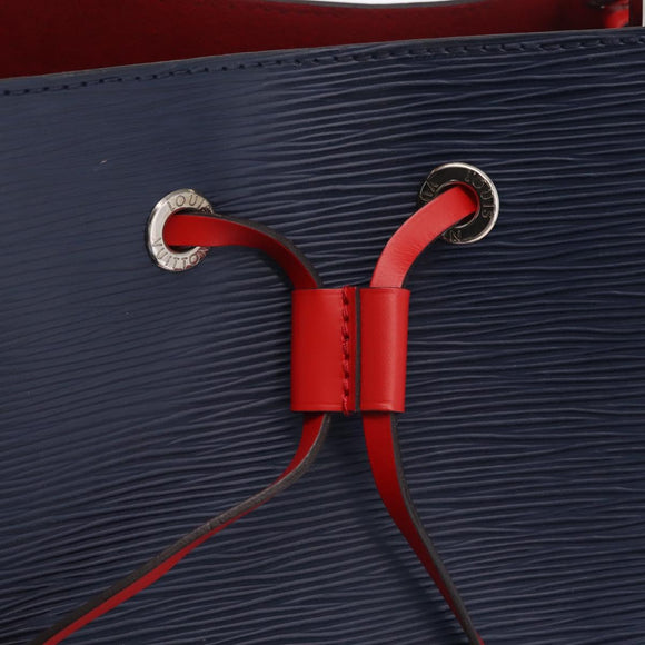 LOUIS VUITTON Epi Neonoe Hand Bag Indigo Red M54367 LV Auth ka6537