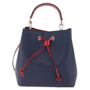 LOUIS VUITTON Epi Neonoe Hand Bag Indigo Red M54367 LV Auth ka6537-13