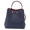 LOUIS VUITTON Epi Neonoe Hand Bag Indigo Red M54367 LV Auth ka6537-2