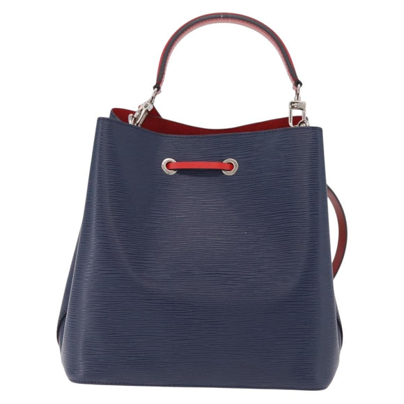 LOUIS VUITTON Epi Neonoe Hand Bag Indigo Red M54367 LV Auth ka6537