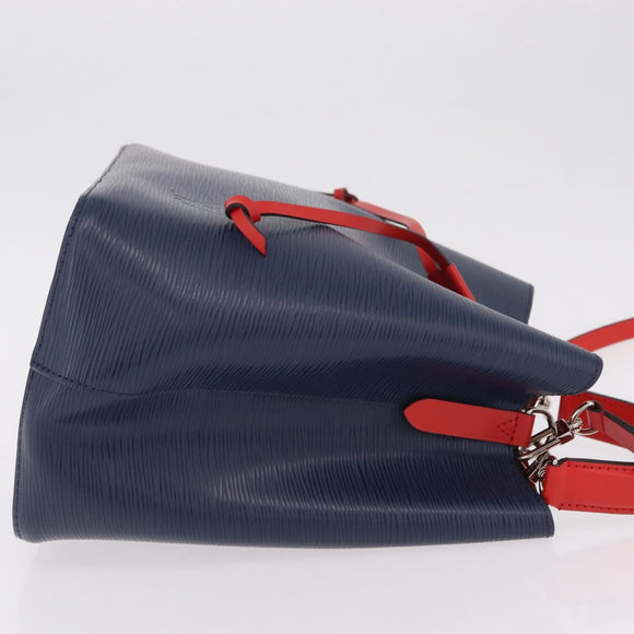 LOUIS VUITTON Epi Neonoe Hand Bag Indigo Red M54367 LV Auth ka6537