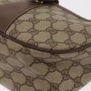 GUCCI GG Supreme Web Sherry Line Bag PVC Beige Gold 001 123 6177 Auth ka654-14