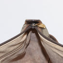 GUCCI GG Supreme Web Sherry Line Bag PVC Beige Gold 001 123 6177 Auth ka654-19