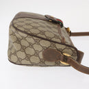 GUCCI GG Supreme Web Sherry Line Bag PVC Beige Gold 001 123 6177 Auth ka654-3