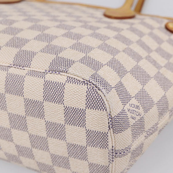 LOUIS VUITTON Damier Azur Neverfull PM Tote Bag N41362 LV Auth ka6541A