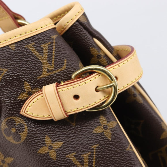LOUIS VUITTON Monogram Batignolles Horizontal Tote Bag M51154 LV Auth ka6543V