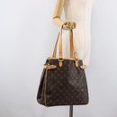 LOUIS VUITTON Monogram Batignolles Horizontal Tote Bag M51154 LV Auth ka6543V-23